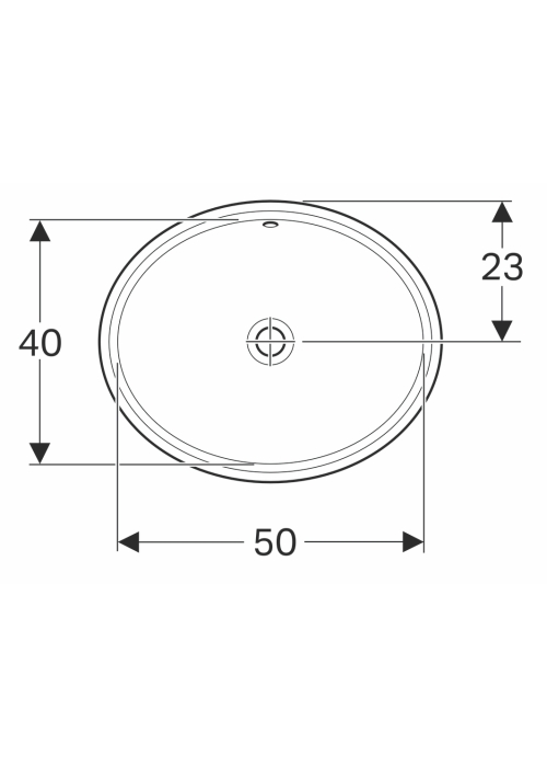 Раковина Geberit VariForm 50х46 см 500.753.01.2