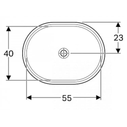 Раковина Geberit VariForm 55х46 см 500.759.01.2