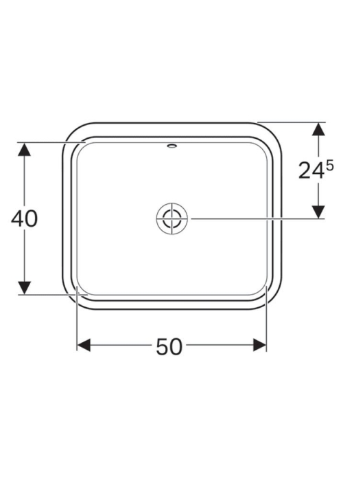 Раковина Geberit VariForm 50х49 см 500.765.01.2