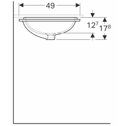 Раковина Geberit VariForm 50х49 см 500.765.01.2