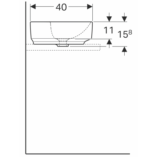 Раковина Geberit VariForm 50х40 см 500.775.01.2