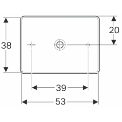 Раковина Geberit VariForm 55х40 см 500.779.01.2