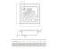 Поддон квадратный стальной PRO STEEL 80x80x15, 171