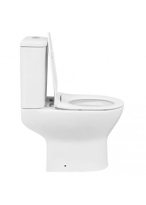 Унітаз компакт Grace RIVO білий із сидінням дюропласт UF, 48246 / CT8132