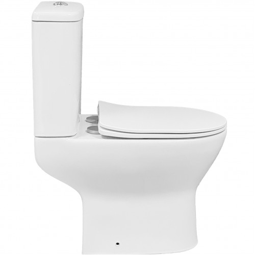 Унітаз компакт Grace RIVO білий із сидінням дюропласт UF, 48246 / CT8132