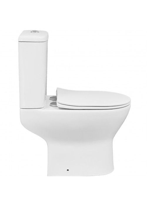 Унітаз компакт Grace RIVO білий із сидінням дюропласт UF, 48246 / CT8132