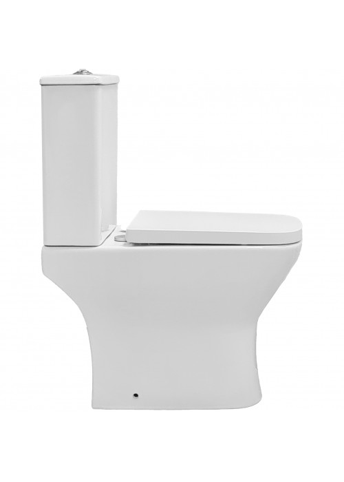 Унітаз компакт Grace ARIA білий із сидінням дюропласт UF, 48244 / CT8134