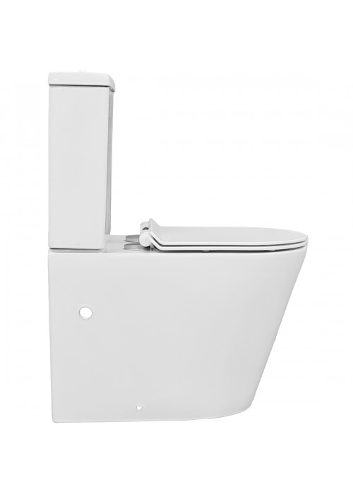 Унітаз компакт Grace MORI білий із сидінням дюропласт UF, 47948 / CT8172S