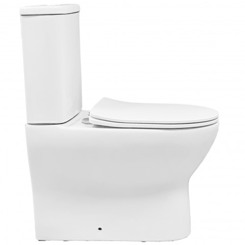 Унітаз компакт Grace LYRA білий із сидінням дюропласт UF, 47983 / CT8600C