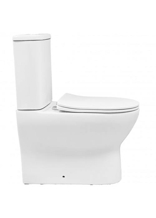 Унітаз компакт Grace LYRA білий із сидінням дюропласт UF, 47983 / CT8600C