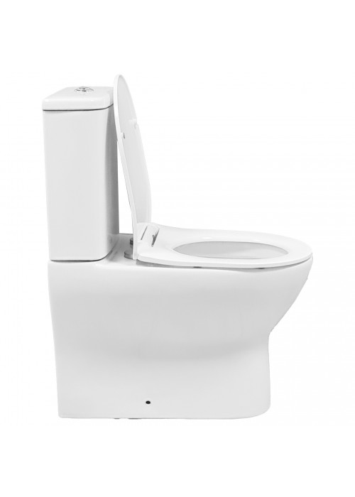 Унітаз компакт Grace LYRA білий із сидінням дюропласт UF, 47983 / CT8600C