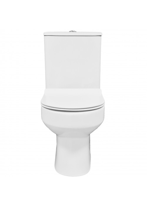 Унітаз компакт Grace TORA білий із сидінням дюропласт UF, 47984 / CT8602C