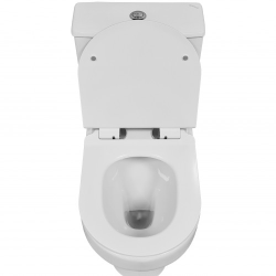 Унітаз компакт Grace TORA білий із сидінням дюропласт UF, 47984 / CT8602C