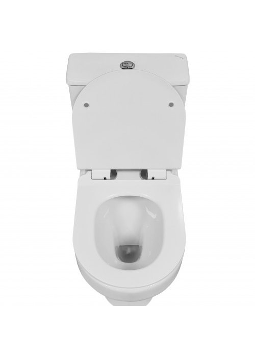 Унітаз компакт Grace TORA білий із сидінням дюропласт UF, 47984 / CT8602C
