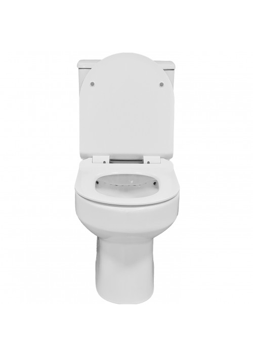 Унітаз компакт Grace TORA білий із сидінням дюропласт UF, 47984 / CT8602C