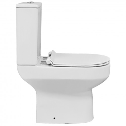 Унітаз компакт Grace TORA білий із сидінням дюропласт UF, 47984 / CT8602C