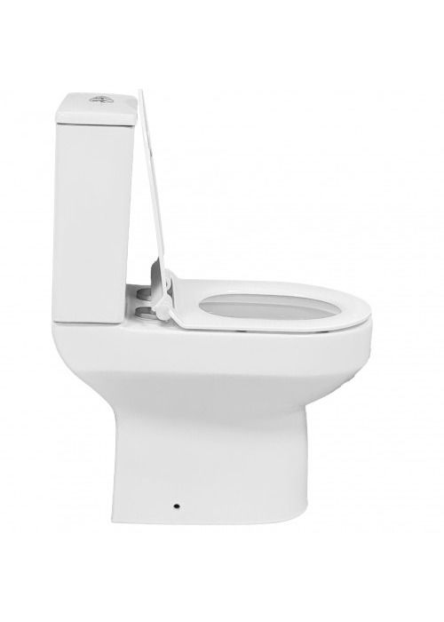 Унітаз компакт Grace TORA білий із сидінням дюропласт UF, 47984 / CT8602C