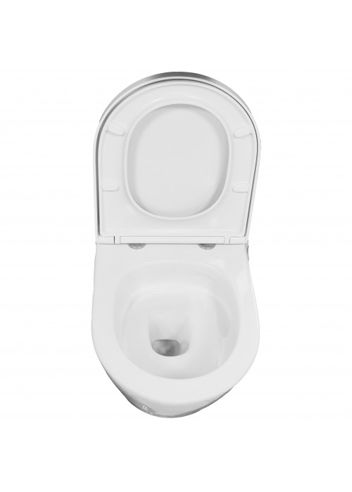 Підвісний унітаз Grace REM Vortex із сидінням дюропласт soft-close, WH8001B