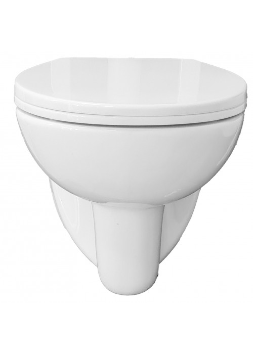 Підвісний унітаз Grace RIO RIMLESS із сидінням дюропласт soft-close, WH8005