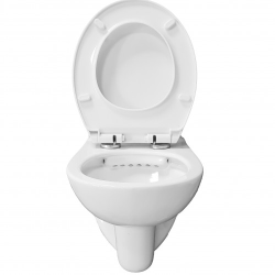 Підвісний унітаз Grace RIO RIMLESS із сидінням дюропласт soft-close, WH8005