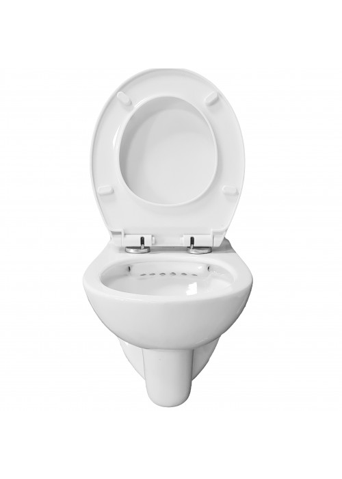 Підвісний унітаз Grace RIO RIMLESS із сидінням дюропласт soft-close, WH8005