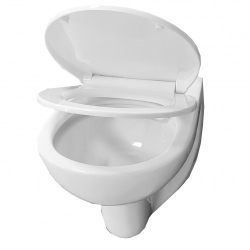 Підвісний унітаз Grace RIO RIMLESS із сидінням дюропласт soft-close, WH8005