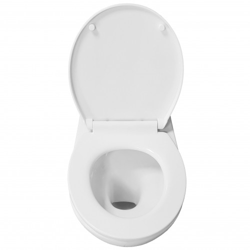 Підвісний унітаз Grace RIO RIMLESS із сидінням дюропласт soft-close, WH8005