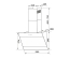 Витяжка кухонна GRANADO Vivares 603-750 black glass GCH326311
