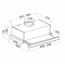 Вытяжка кухонная GRANADO Telde 602-700 white GCH226255