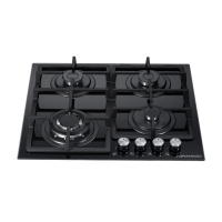 Газовая поверхность GRANADO GGH 62-114 Black glass GGH1621145