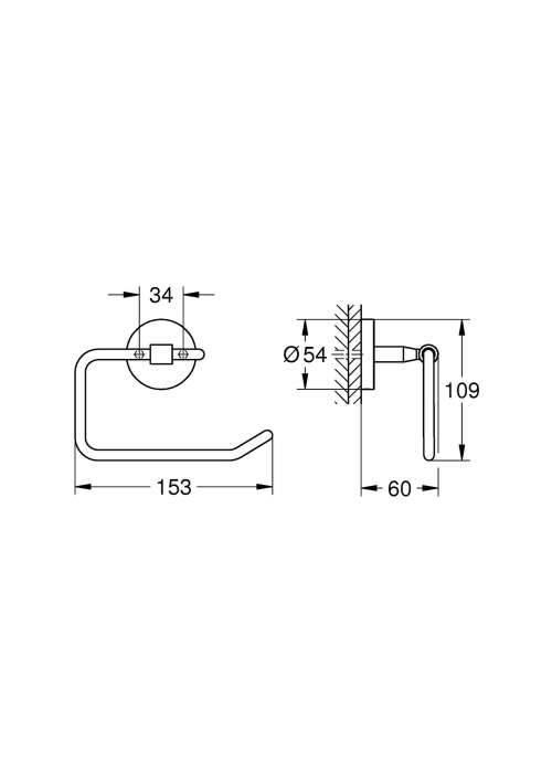 Тримач для туалетного паперу Grohe QuickFix Start Cosmopolitan 41165000