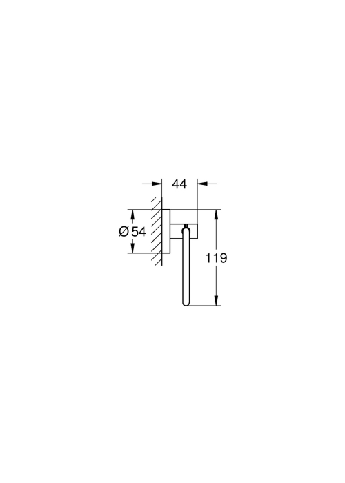 Тримач для туалетного паперу Grohe QuickFix Start 41200000