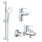Комплект змішувачів для ванної кімнати 3 в 1 Grohe BauEdge 123365S1