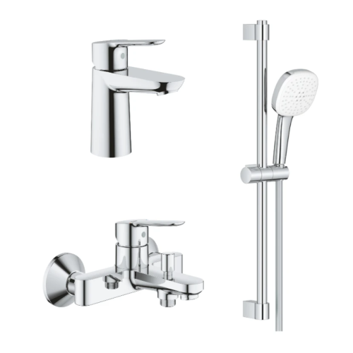 Комплект смесителей для ванной комнаты 3 в 1 Grohe BauEdge 123365S1