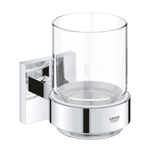 Стакан с держателем Grohe QuickFix Start Cube 41097000