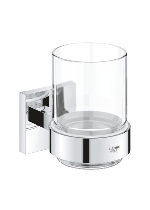 Склянка з тримачем Grohe QuickFix Start Cube 41097000