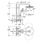 Душевая система настенного монтажа с термостатом для ванны Grohe Tempesta System 250 (26672001)