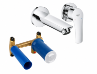 Змішувач для раковини на 2 отвори Grohe Eurosmart New S-Size (29337003) + Прихована частина Grohe, 23571000