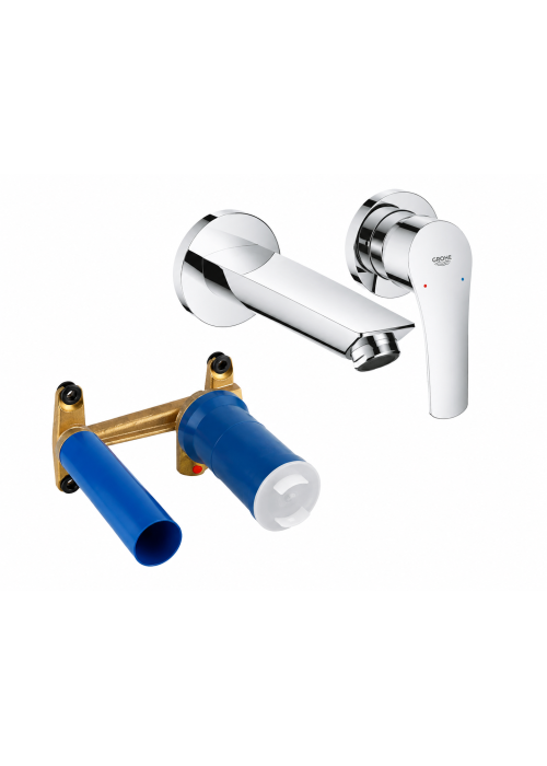 Змішувач для раковини на 2 отвори Grohe Eurosmart New S-Size (29337003) + Прихована частина Grohe, 23571000
