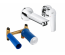 Змішувач для раковини на 2 отвори Grohe Eurosmart New S-Size (29337003) + Прихована частина Grohe, 23571000
