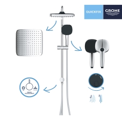 Душова система Grohe QuickFix Vitalio Comfort 250 Cube 26698001