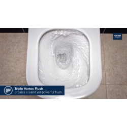 Унітаз підвісний GROHE Euro Ceramic 39328000 безободковий альпін-білий з сидінням 39330001 Soft Close