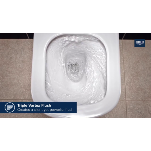 Унітаз підвісний GROHE Euro Ceramic 39328000 безободковий альпін-білий з сидінням 39330001 Soft Close
