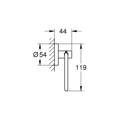 Тримач для туалетного паперу Grohe QuickFix Start 412002430