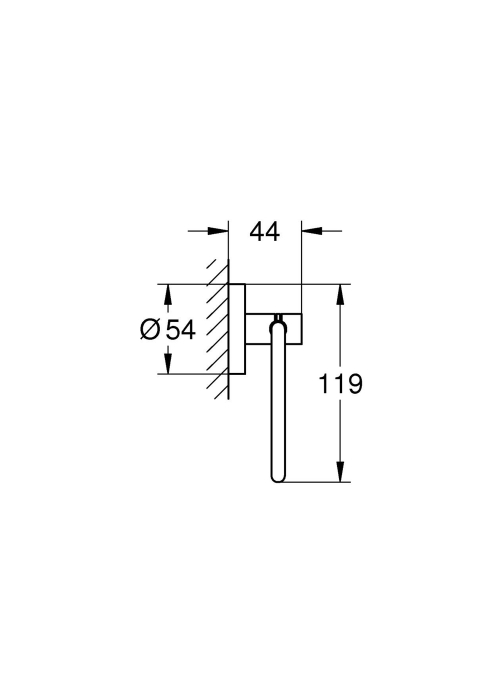 Тримач для туалетного паперу Grohe QuickFix Start 412002430