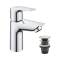 Смеситель для раковины Grohe QuickFix Start Edge S-Size с донный клапаном 23898001