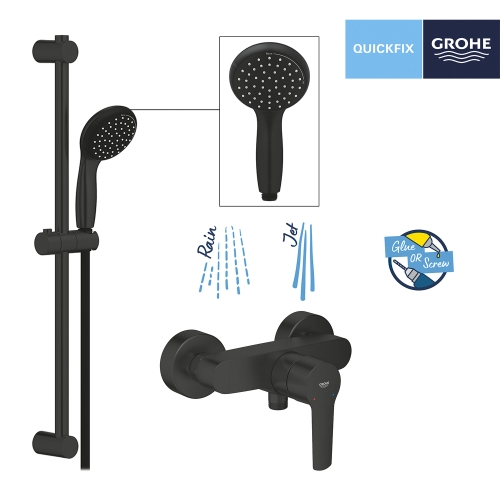 Змішувач для душу Grohe QuickFix Start Black UA30330801