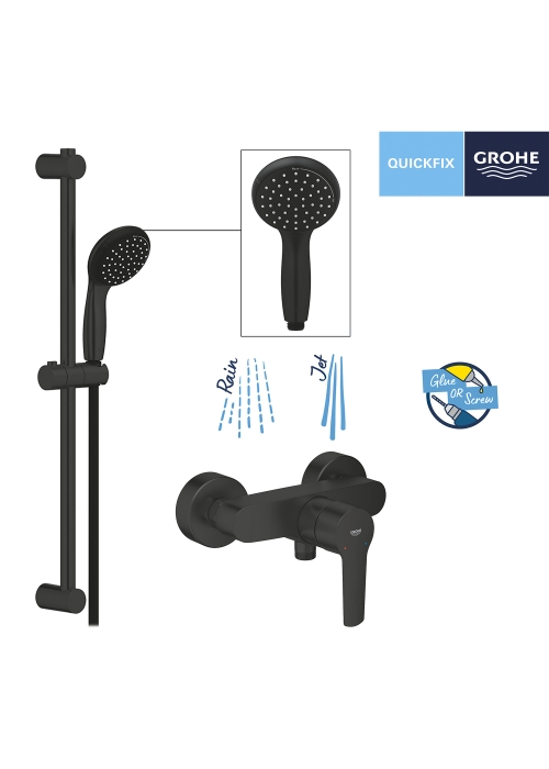 Змішувач для душу Grohe QuickFix Start Black UA30330801