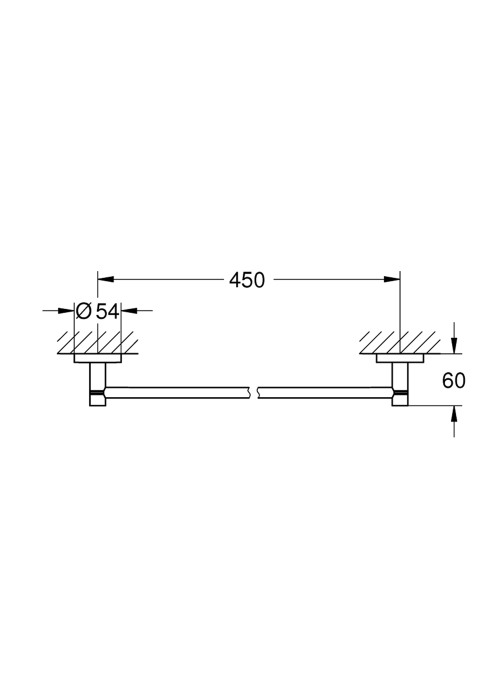 Тримач для рушників Grohe QuickFix Start 41197000