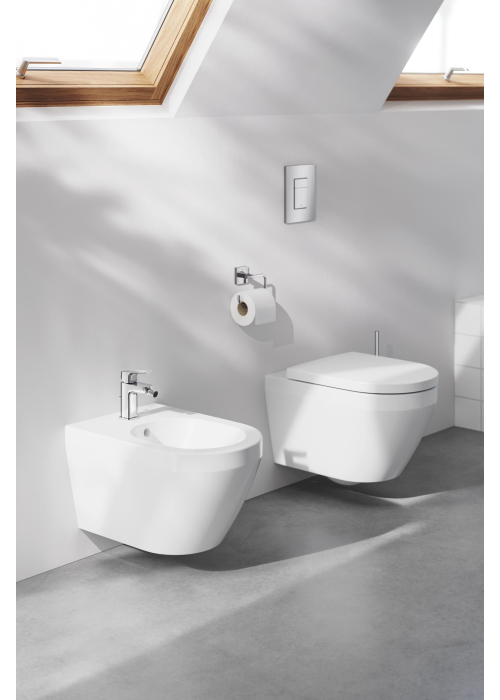 Унітаз підвісний укорочений Grohe Euro Ceramic 49см, змив Triple Vortex, покриття HyperClean 102486SH00 + Сидіння Grohe 102501SH00